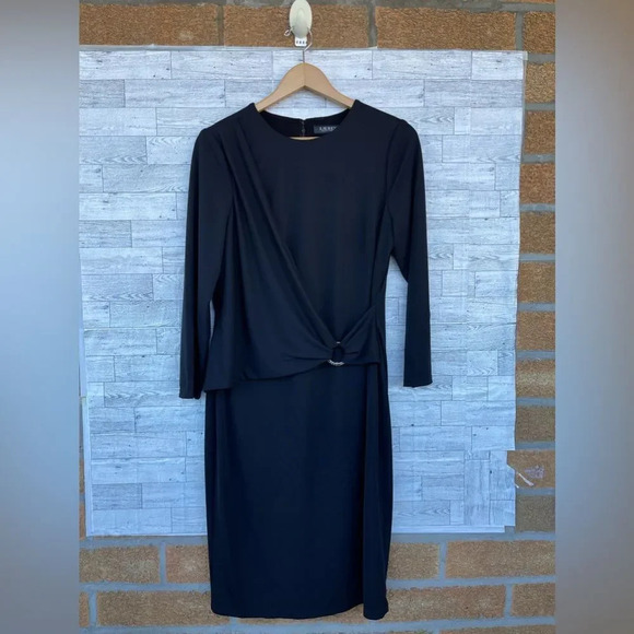 Ralph Lauren black label Fabiana-Elbow Sleeve-Day Dress size 12 - Picture 5 of 17